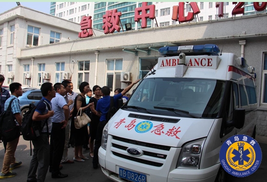 即墨市急救中心来我市考察院前急救工作